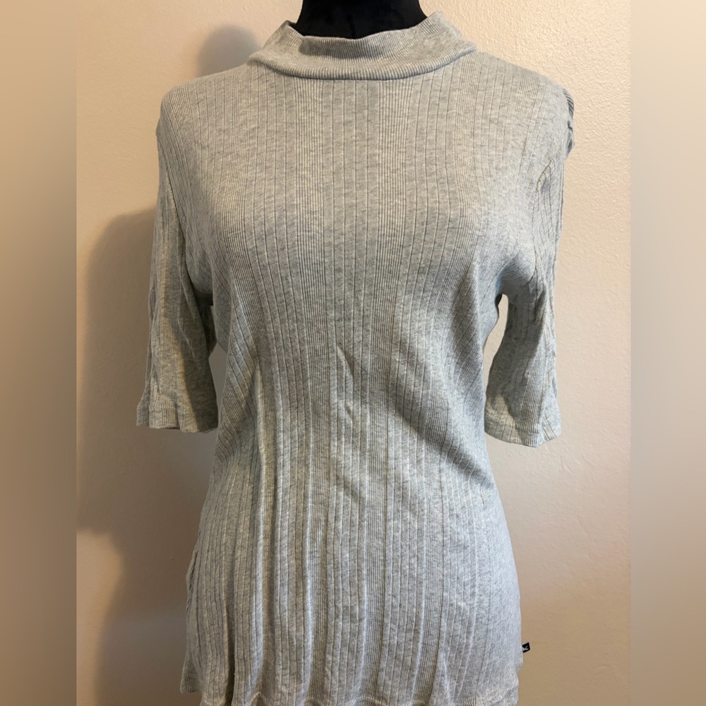 Eddie Bauer Light Gray Knit Top